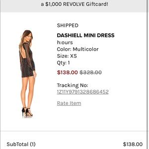 Sparkle Multi Color Mini Dress